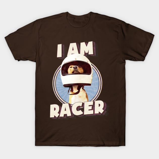 Funny Dog I Am Raccer | Labrador Retrievers T-Shirt by i am Cuta